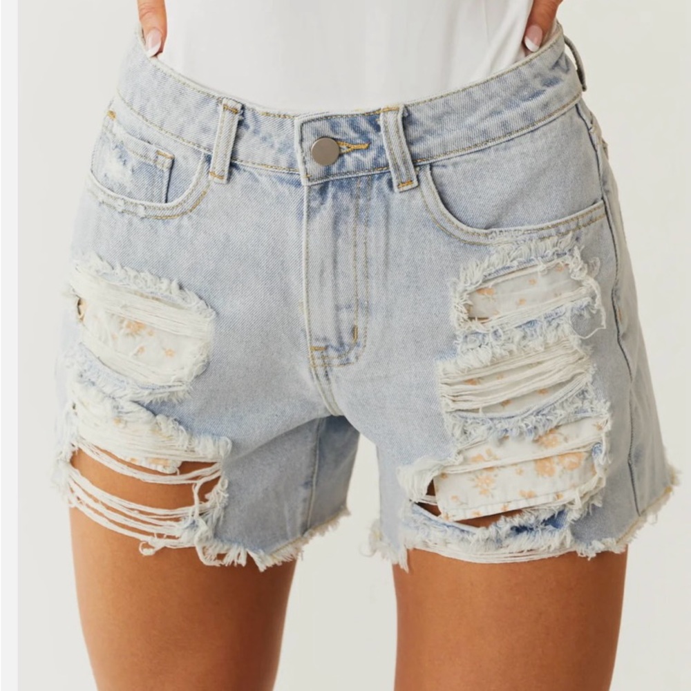 American eagle size four jean shorts